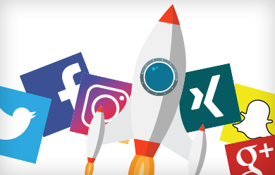 Bild Social Media Icons